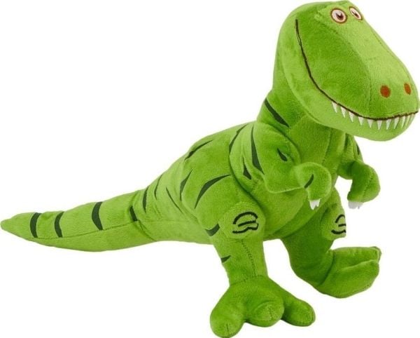 LeanToys plyschdinosaurie 70 cm x 40 cm gosedjur/grön LEAN Toys