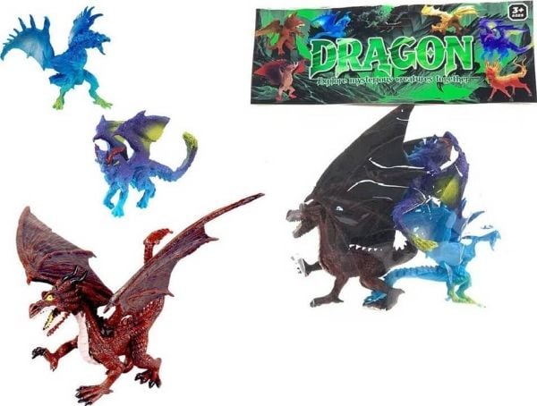 Trifox DRAGON figur 3 deler