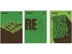 Ziemia Obiecana skrivehefte A4/60K linjer Green* Typo Green (5 stk)