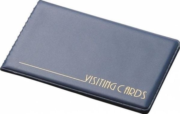 PVC magnetkortfodral navy blue