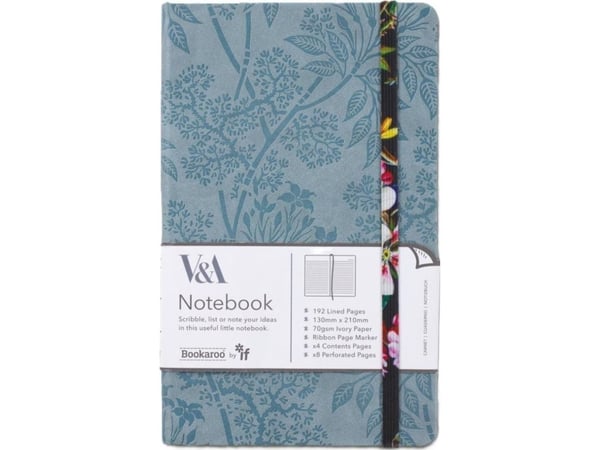 IF Bookaroo notatbok Journal A5 Kilburn Black Floral