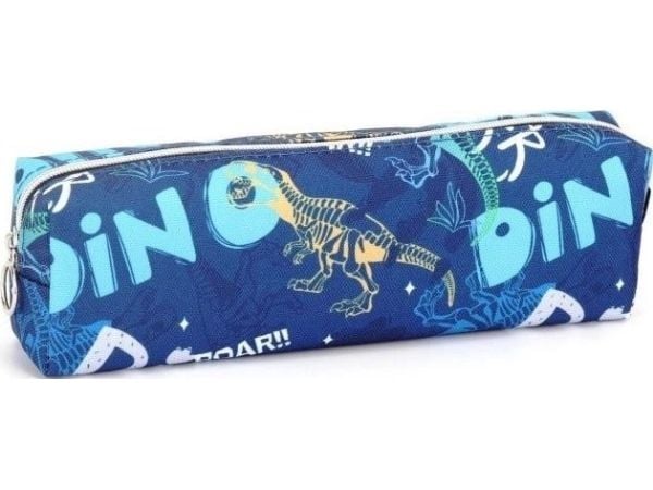 Blyantetui Fresh tuba liten dinosaur blå