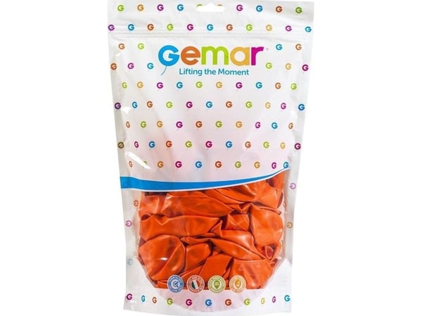 GoDan pastellballonger oransje 50 stk