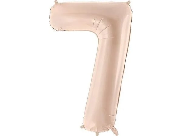 Folieballong 7 72cm mørk beige
