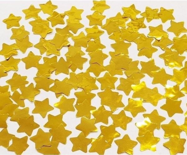 Slowmoose konfetti stjerner gull 20 g