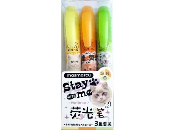 Cats Highlighter 3stk M&G