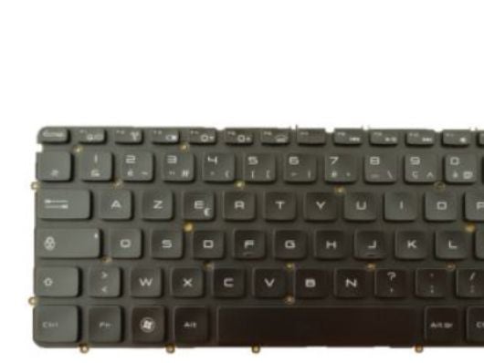 DELL GXNP7, Tangentbord, Fransk, Tangentbord med bakgrundsbelysning, DELL, XPS L322X, L321X