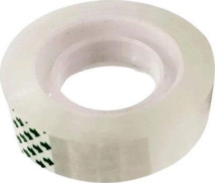 Selvklebende tape 12mmx30m gjennomsiktig (12stk)