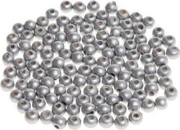 BREWIS treperler til å tråde sølv 8 mm 120 stk