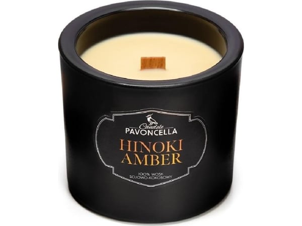 DUKA sojavokslys Hinoki Amber svart 170 g DUKA sojavokslys Hinoki Amber svart 170 g