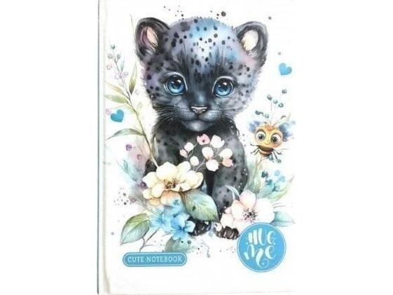 Fresh Notatbok A5/64K linjer gepard
