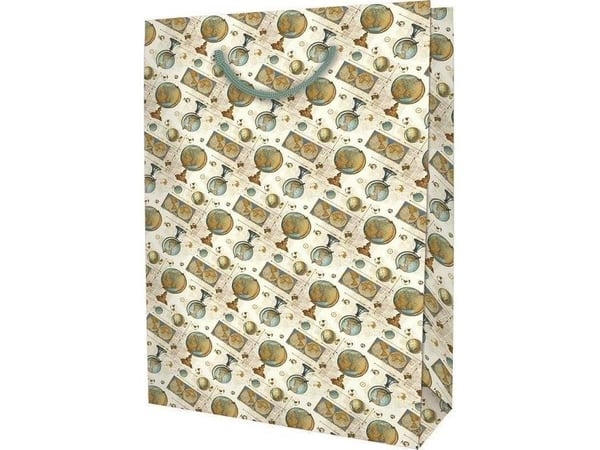 DA VINCI dekorativ gavepose globus liten