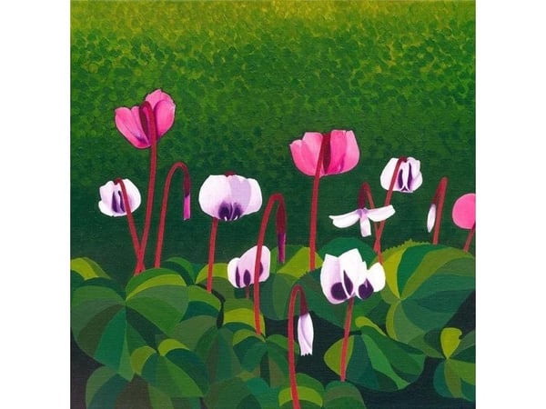 Hefte med konvolutt AC10132 Cyclamen
