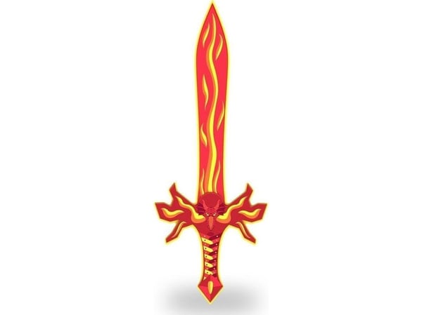 Eldriddarsvärd 52cm