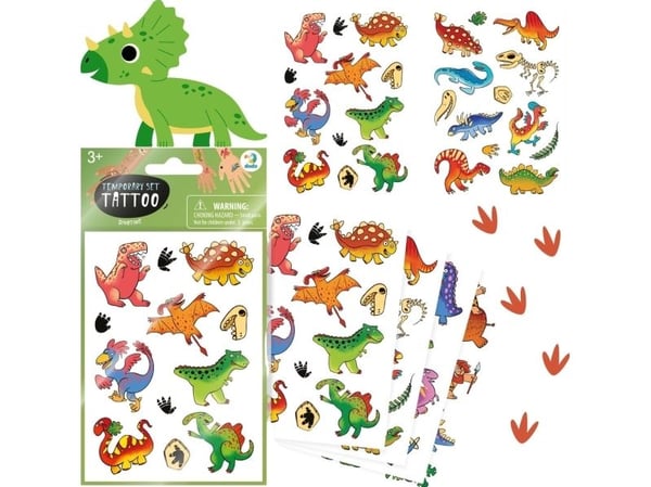 Dinosaurietatuering-set DOB6472 06472