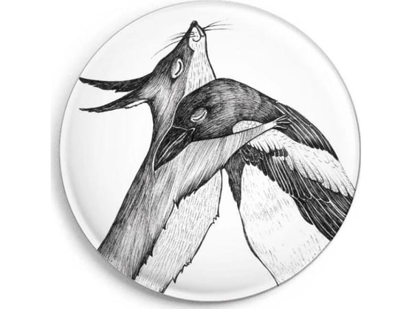 Magnet Magpie og ekorn