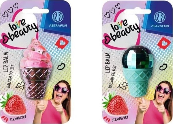 Leppepomade Ice Cream jordbærblanding ASTRAFUN