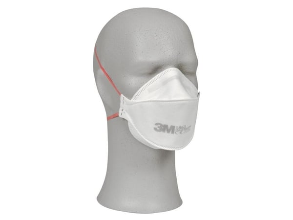 Åndedrætsværn, 3M, One size, hvid, FFP3, uden ventil - (20 stk.)