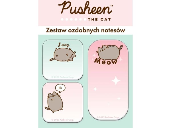 St. Majewski dekorative notatsett Pusheen