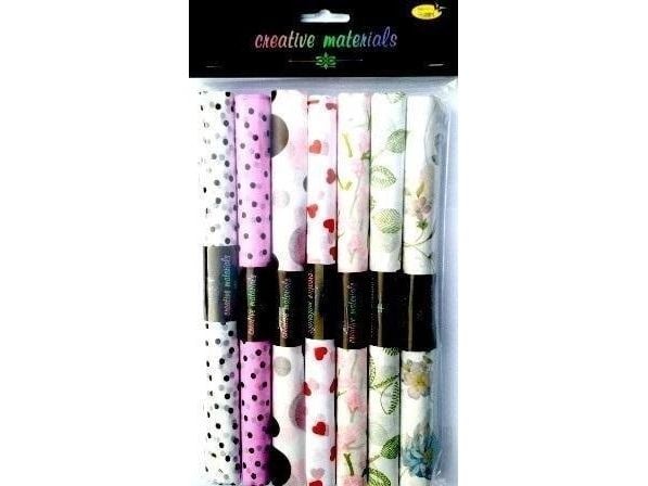 Happy Color satinark med tryck 25 x 37 cm 7 st