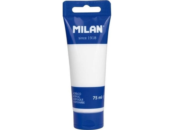 Milan akrylmaling i rør 75 ml arctic white