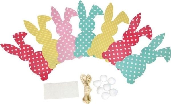 Puput pom-pomeilla - DIY-koristekoru