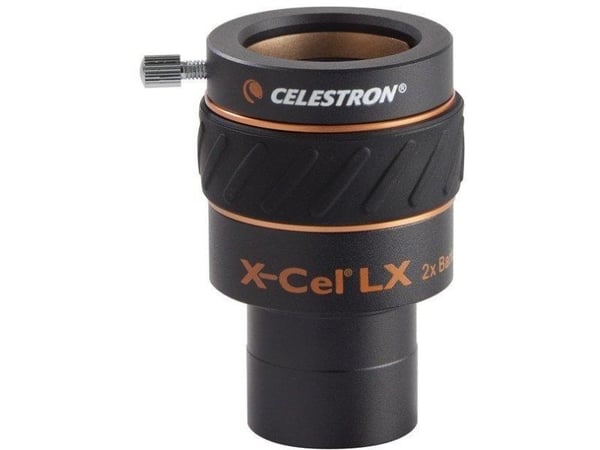 Celestron X-Cel LX 1.25" 2x Barlow Lens, 55 mm, 85 mm, 50 mm, 300 g, China