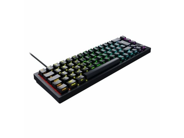 CHERRY K5V2 Compact, Langallinen, USB, Mekaaninen, QWERTY, RGB LED, musta