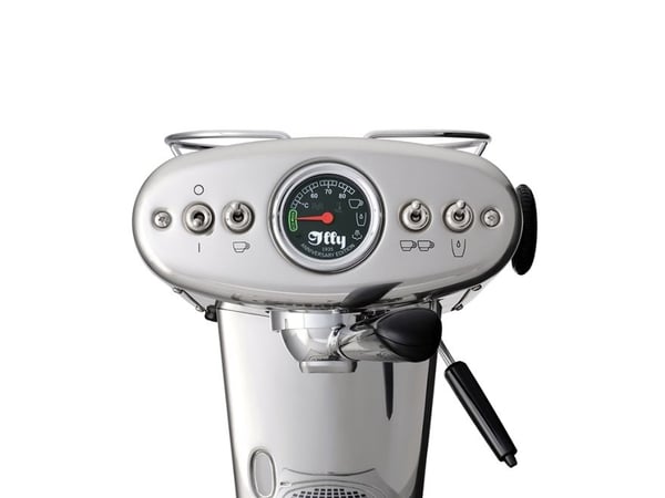 Illy X1, Espressomaskin, 1 l, Kaffe pute, Malt kaffe, 1200 W, Sort, Rustfritt stål