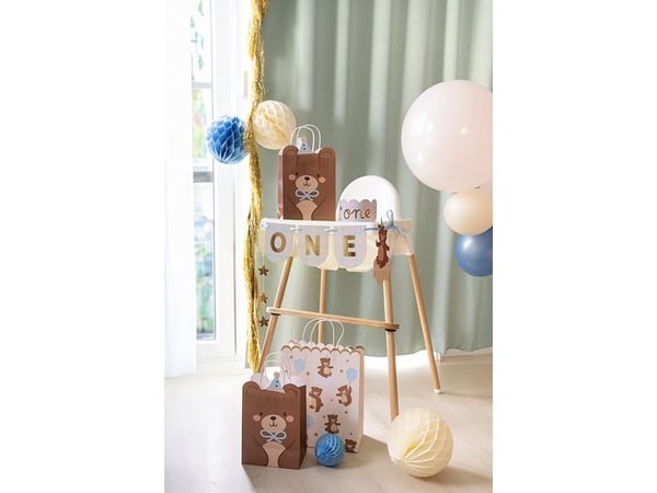 PartyDeco TNP35, Gavepapirbag, Brun, Bilde, Temafest, Innendørs, Adult/Child