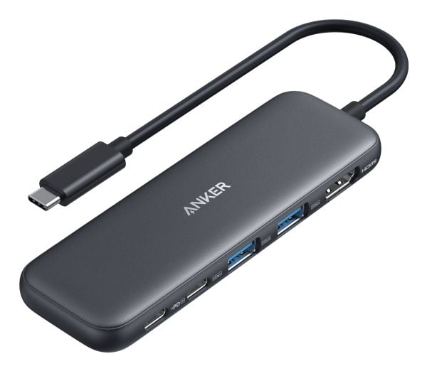 Anker 332, USB Type-C, HDMI, USB 3.2 Gen 1 (3.1 Gen 1) Type-A, USB 3.2 Gen 1 (3.1 Gen 1) Type-C, 5000 Mbit/s, 30 Hz, 3840 x 2160, 3840 x 2160 pikseliä