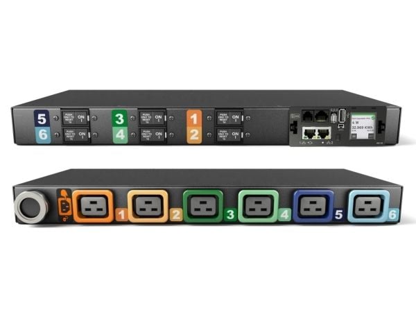 Vertiv PowerIT MG05M1R1-06L193-3PS56B2H10-S - Strømfordelerenhet (kan monteres i rack) - AC 230/400 V - 22 kW - 3-fase WYE - Ethernet 10/100/1000, ...