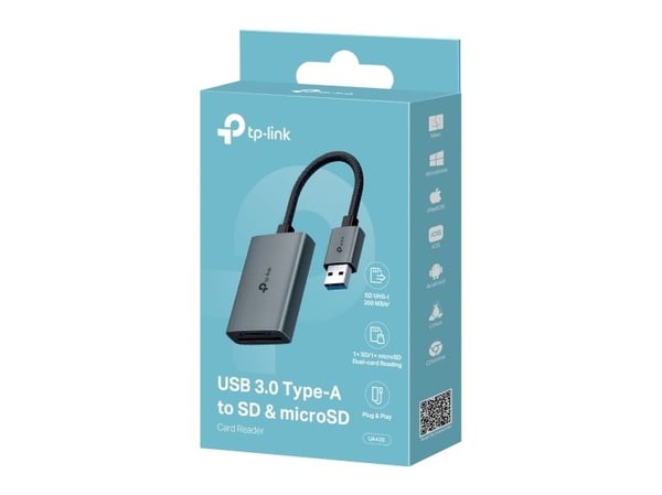 TP-Link UA430 USB Type-A ja SD &amp; microSD-kortinlukija