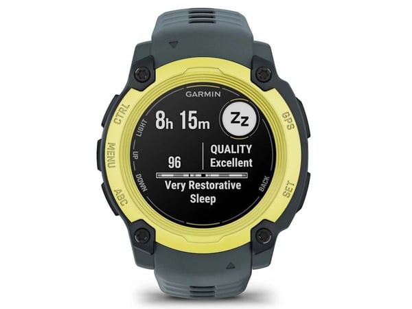 Garmin Instinct E Smartwatch - 40 mm, Electric Lime Green med Twilight Design Strap