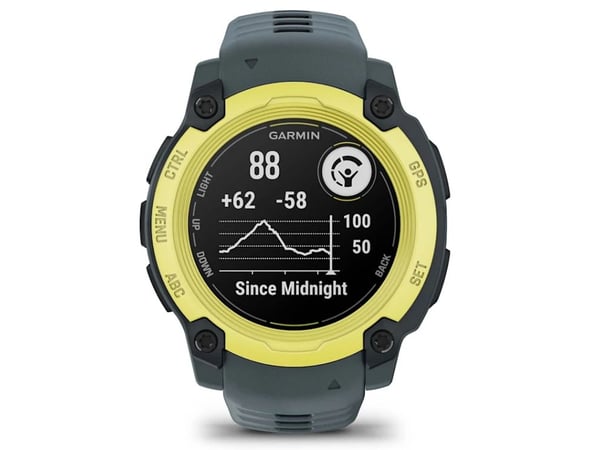 Garmin Instinct E Smartwatch - 40 mm, Electric Lime Green med Twilight Design Strap
