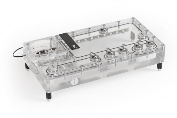 Alphacool 13833, Kaldplate, Akryl, Gjennomsiktig, 3-Pin JST + 3-Pin, 1/4", 3-pin