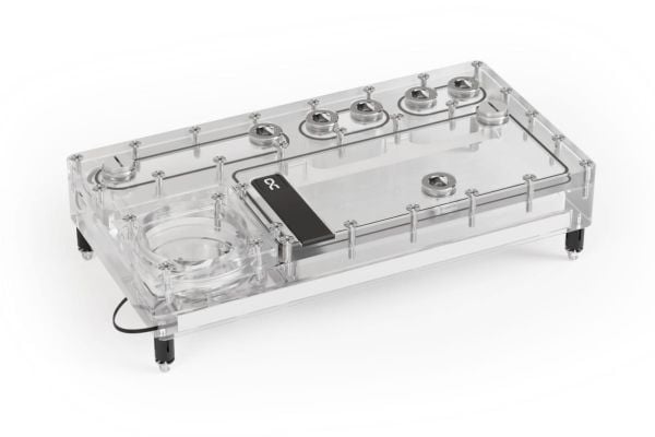 Alphacool 13832, Kaldplate, Akryl, Gjennomsiktig, 3-Pin JST + 3-Pin, 1/4", 3-pin