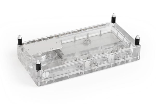 Alphacool 13832, Kaldplate, Akryl, Gjennomsiktig, 3-Pin JST + 3-Pin, 1/4", 3-pin