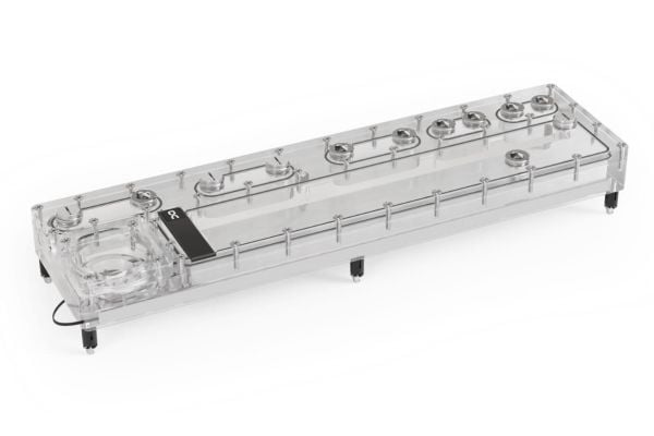 Alphacool 13891, Kaldplate, Akryl, Gjennomsiktig, 3-Pin JST + 3-Pin, 1/4", 3-pin