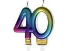 GoDan bursdagslys 40 farger