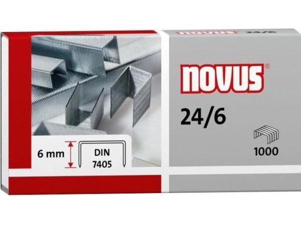 Novus 040-0158, Stiftkassett-enhet, 4 mm, 1000 stifter, Metall