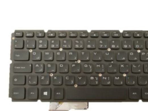 DELL VR1XN, Tastatur, Arabisk, Bakgrunnsbelyst tastatur, DELL, XPS L421X, L521X