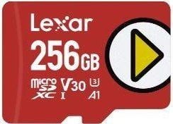 Lexar PLAY - Flashminnekort - 256 GB - UHS-I U1 / Class10 - microSDXC UHS-I