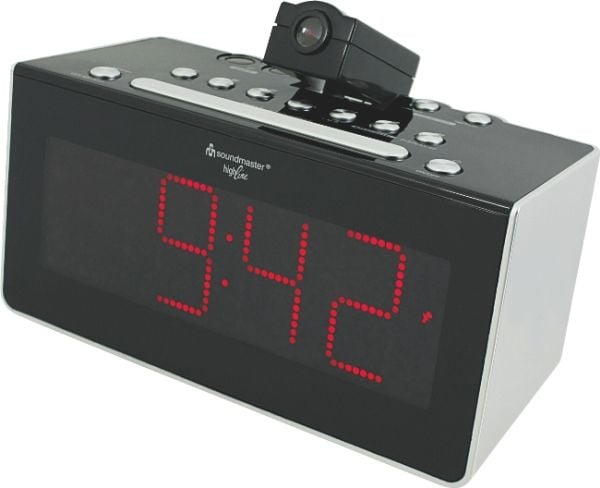 Soundmaster FUR6005, Kello, FM, PLL, LED, 4,57 cm (1.8"), Musta, Aika