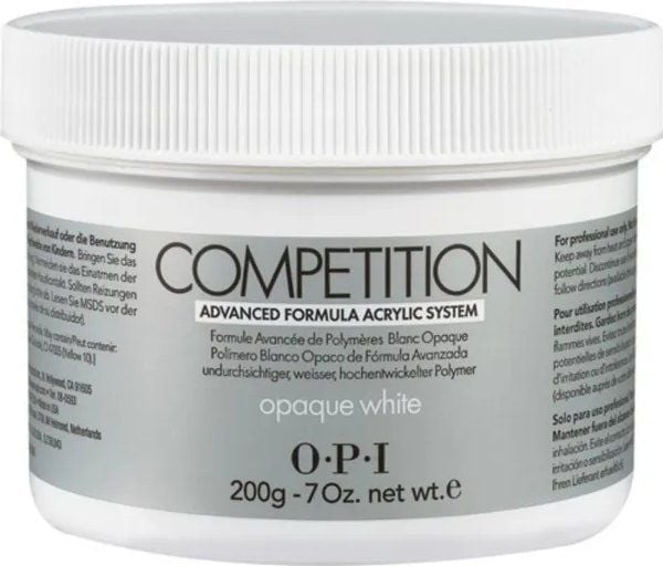 OPI Competition akrylpulver Opaque White 200 g