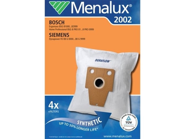 Menalux Duraflow 2002 - Støvsugerpose - for støvsuger