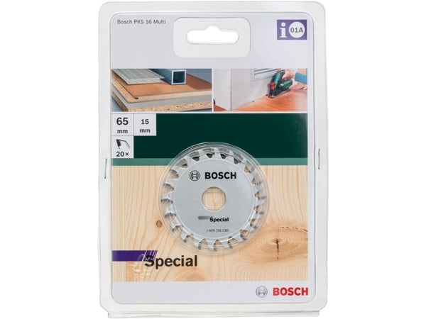 Bosch RUNDSAVKLINGE SPESIAL 65X15MM 20T PKS16