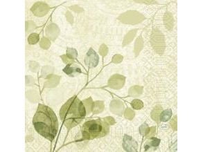 Serviet 3-lag 33x33cm Paisley Leaves,10 pk x 50 stk/krt