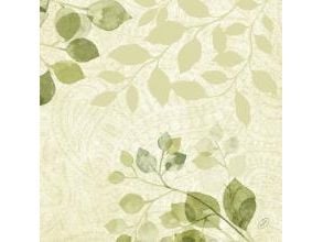 Servetter Bio Dunisoft Airlaid 40x40 cm Paisley Leaves, 6 förp. x 60 st/krt