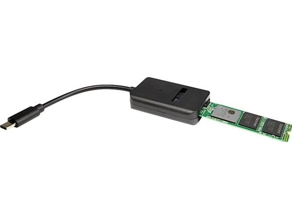 Inter-Tech K-1696-P2 - Grensesnittsadapter - M.2 - M.2 Card (PCIe NVMe & SATA) - USB-C 3.2 (Gen 2)